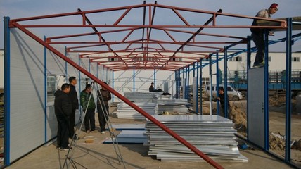 南开区搭建有那么彩钢房天津承接钢结构厂房制作